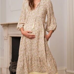 Floral Print Maternity Dress